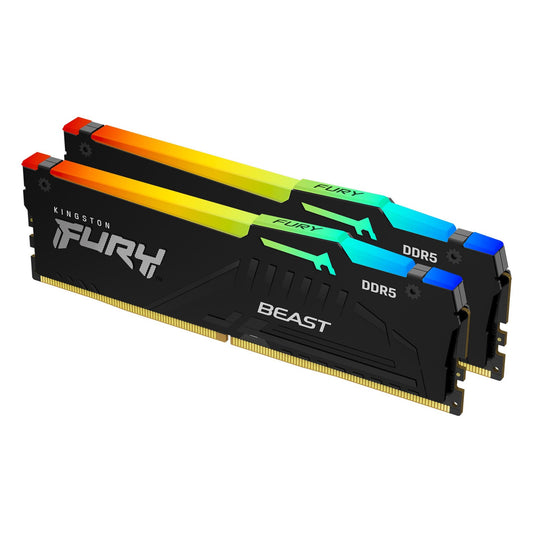 Kingston Technology FURY Beast RGB memory module 16 GB 2 x 8 GB DDR5 5200 MHz