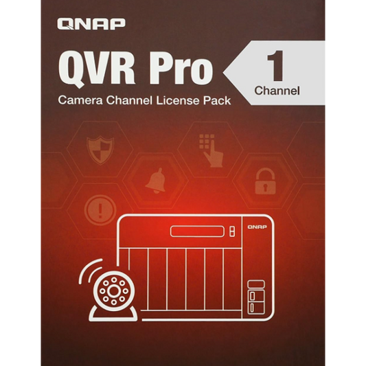 LIC-SW-QVRPRO-1CH - QNAP QVR Pro 1 Channel License QVR Pro Gold