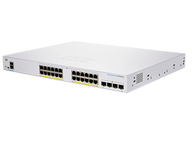Cisco CBS350-24P-4X-NA network switch Managed L2/L3 Gigabit Ethernet (10/100/1000) Silver