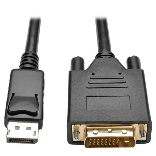 P581-003-V2 - Tripp Lite 3FT DIPSPLAY PORT TO DVI ADAPTER ACTIVE CONVERTER CABLE WITH LATCHES DPORT 1.2 M