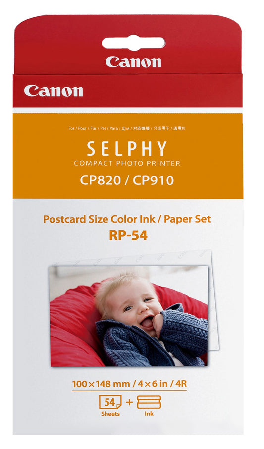 8567B001 - Canon COLOR INK/PAPER SET RP-54 54 SHEETS