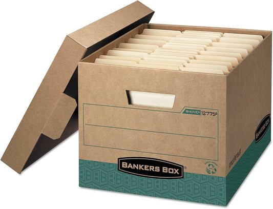 FEL-12775 - Fellowes Bankers Box Recycled R-KIVE Heavy-Duty Storage Box