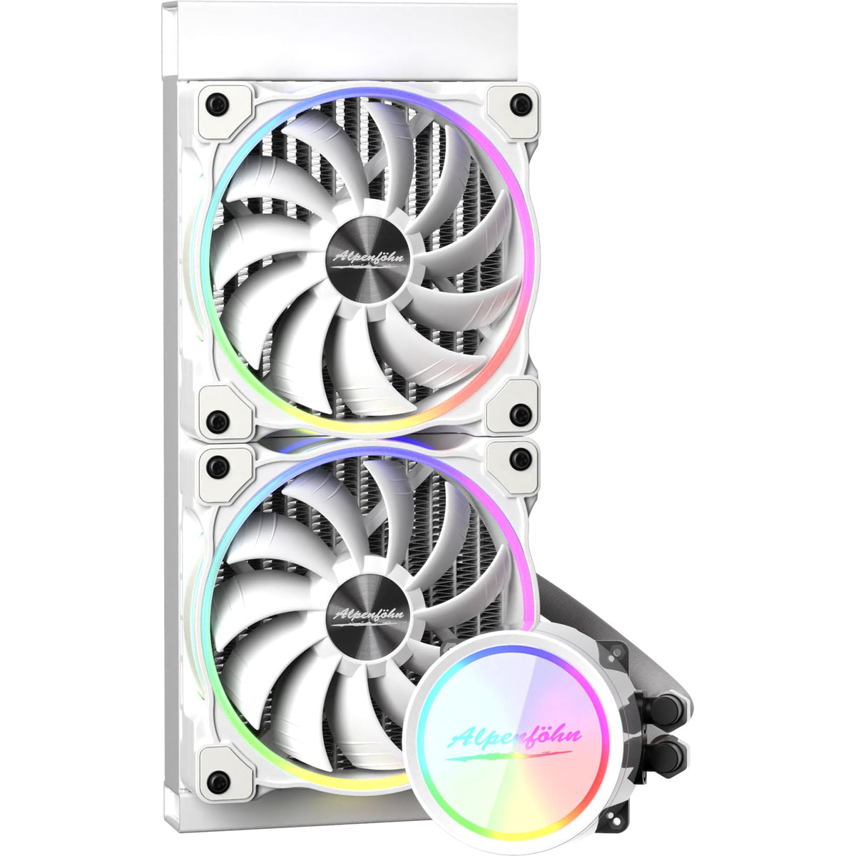 84000000193 - Alpenföhn Gletscherwasser 240 White High Speed Liquid CPU Cooler