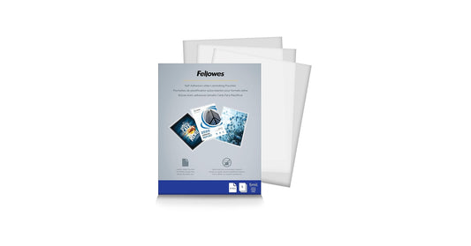 52205 - Fellowes LAMINATING POUCHES-SELF ADHESIVE LETTER