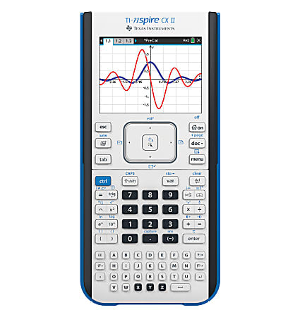 NSCX2TPK2L1 - Texas Instruments TI Nspire CX II Ez Spot Teacher Graphing Calculator