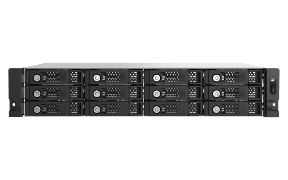 TL-R1200PES-RP - QNAP 12-Bay 2U SATA 6Gb/s PCIe JBOD Expansion Enclosure