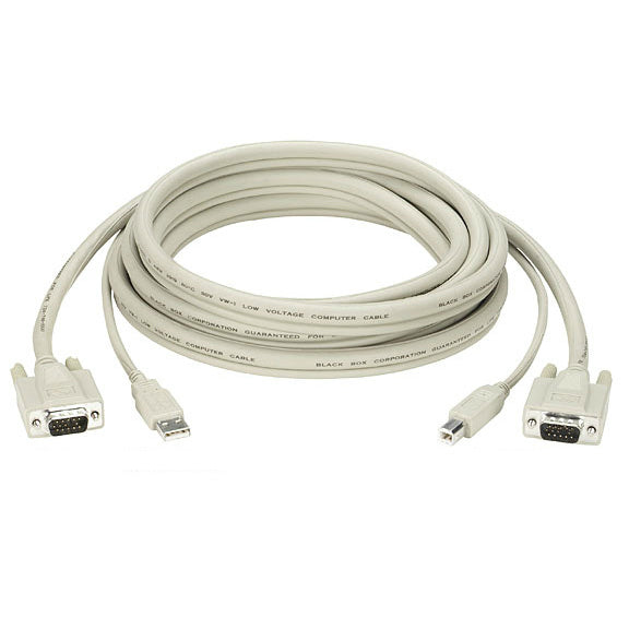 Black Box EHN810-0016 KVM cable 189" (4.8 m) White