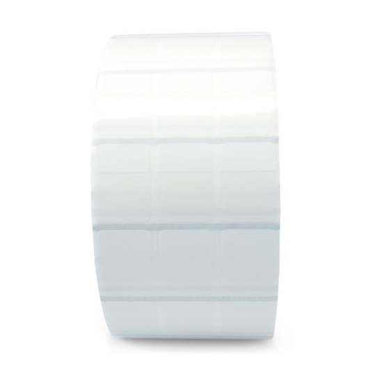 LABEL, VINYL, 1X2.25IN (25.4X57.2MM); 2 ACROSS,TT, 8000T CLEAR VINYL, COATED, PE