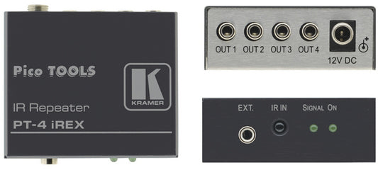 PT-4IREX - Kramer Electronics IR REPEATER /EXTERNAL IR SENSOR INPUT