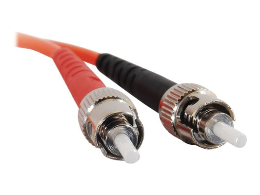 C2G 5m USA ST/ST Duplex 62.5/125 Multimode Fiber Patch Cable fiber optic cable 196.9" (5 m) Orange
