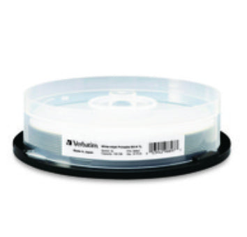 98897 - Verbatim BD-R TL 100GB 4X WHITE INKJET PRINTABLE 10PK SPINDLE TAA