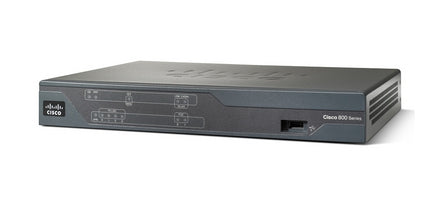 Cisco 891, Refurbished wired router Fast Ethernet Black
