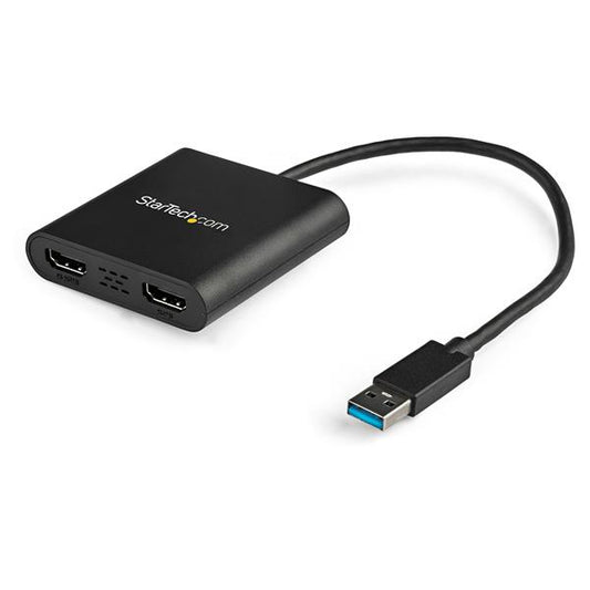 USB 3.0 TO DUAL HDMI ADAPTER SUPPORTS 1X 4K 30HZ (UHD) + 1X 1080P - 4K PORT SUPP