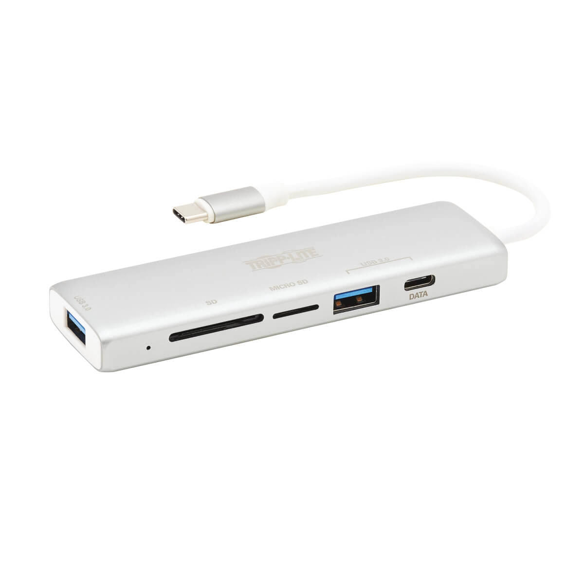 Tripp Lite U460-002-2AM-C1 interface hub USB 3.2 Gen 1 (3.1 Gen 1) Type-C 5000 Mbit/s Silver