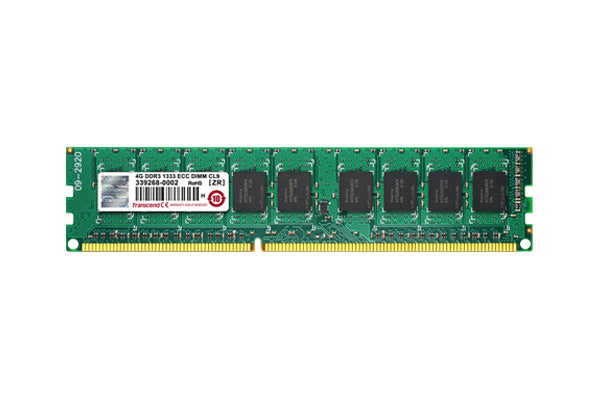 TS256MLK72V6N - Transcend 2GB DDR3 1600 ECC-DIMM 1RX8