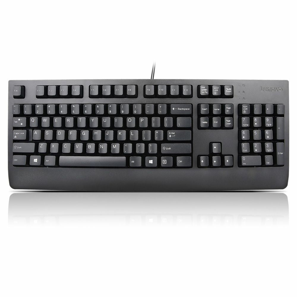 Lenovo Preferred Pro II keyboard USB QWERTY Spanish Black