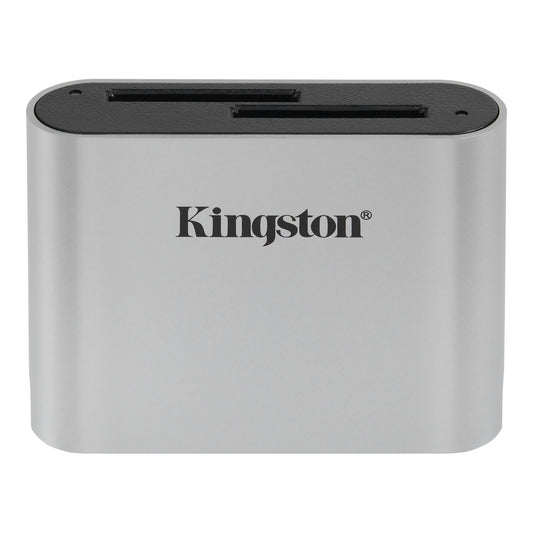 Kingston Technology Workflow SD Reader card reader USB 3.2 Gen 1 (3.1 Gen 1) Black, Silver