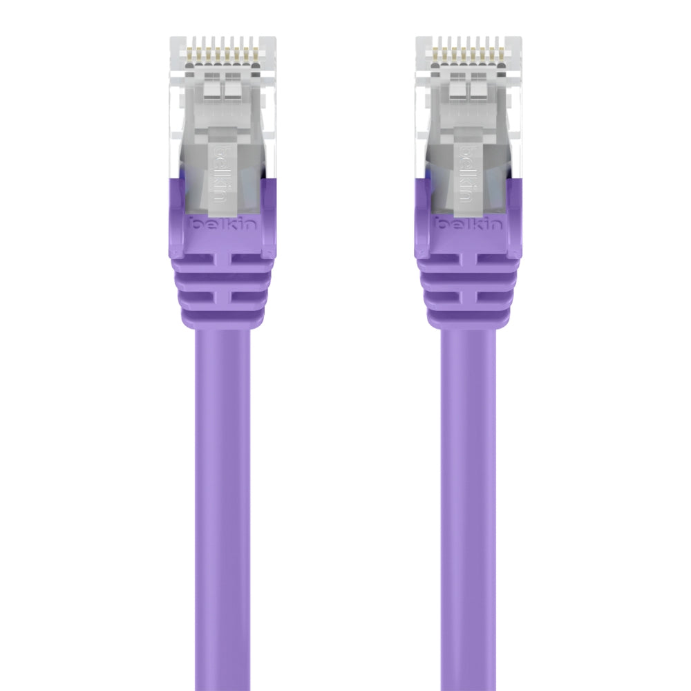 Belkin A3L980-75-PUR-S networking cable Purple 900" (22.9 m) Cat6 U/UTP (UTP)