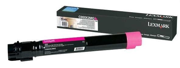 C950X2MG Toner magenta, 22K pages @ 5% coverage