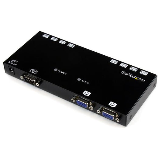 StarTech.com ST1218T AV extender AV receiver Black