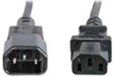 POWER CABLE - POWER IEC 320 EN 60320 C13 - POWER IEC 320 EN 60320 C14 - 8 FEET