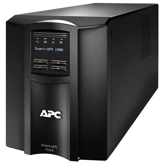 SMT1500C - APC SMART-UPS, LINE INTERACTIVE, 1500VA, TOWER, 120V, 8X NEMA 5-15R OUTLETS, SMARTCO