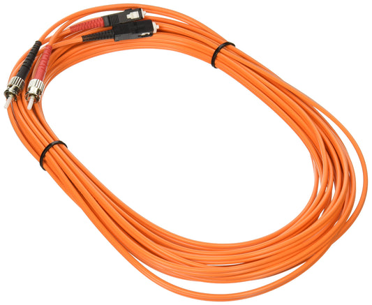 C2G 8m USA SC/ST Duplex 50/125 Multimode Fiber Patch Cable fiber optic cable 315" (8 m) Orange