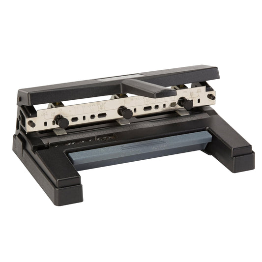 A7074450E - Swingline 40-Sheet Two-to-Four-Hole Adjustable Punch 9/32" Holes Black
