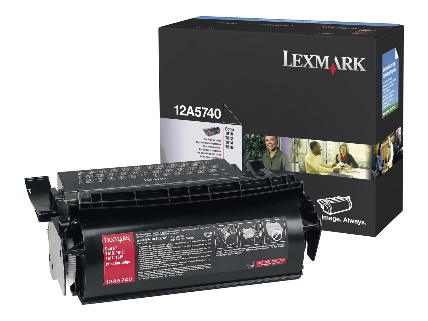 Lexmark 12A5740 Toner black, 10K pages @ 5% coverage
