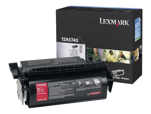 Lexmark 12A5740 Toner black, 10K pages @ 5% coverage