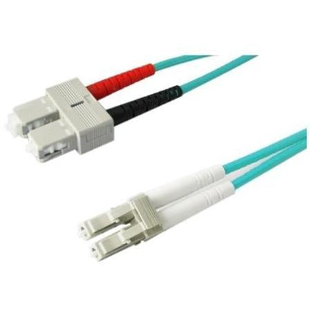 Panduit FX2ERLNSNSNM001 fiber optic cable 39.4" (1 m) LC SC OM3 Turquoise