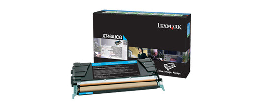 X746A1CG Toner cyan, 7K pages