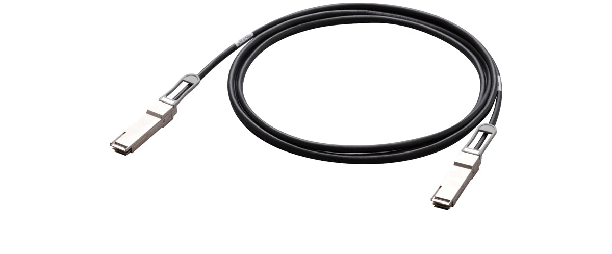 Allied Telesis AT-QSFP28-3CU InfiniBand cable 118.1" (3 m) Black, Stainless steel