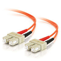 C2G 15M SC-SC 50/125 OM2 DUPLEX MULTIMODE FIBER OPTIC CABLE (TAA COMPLIANT) - OR