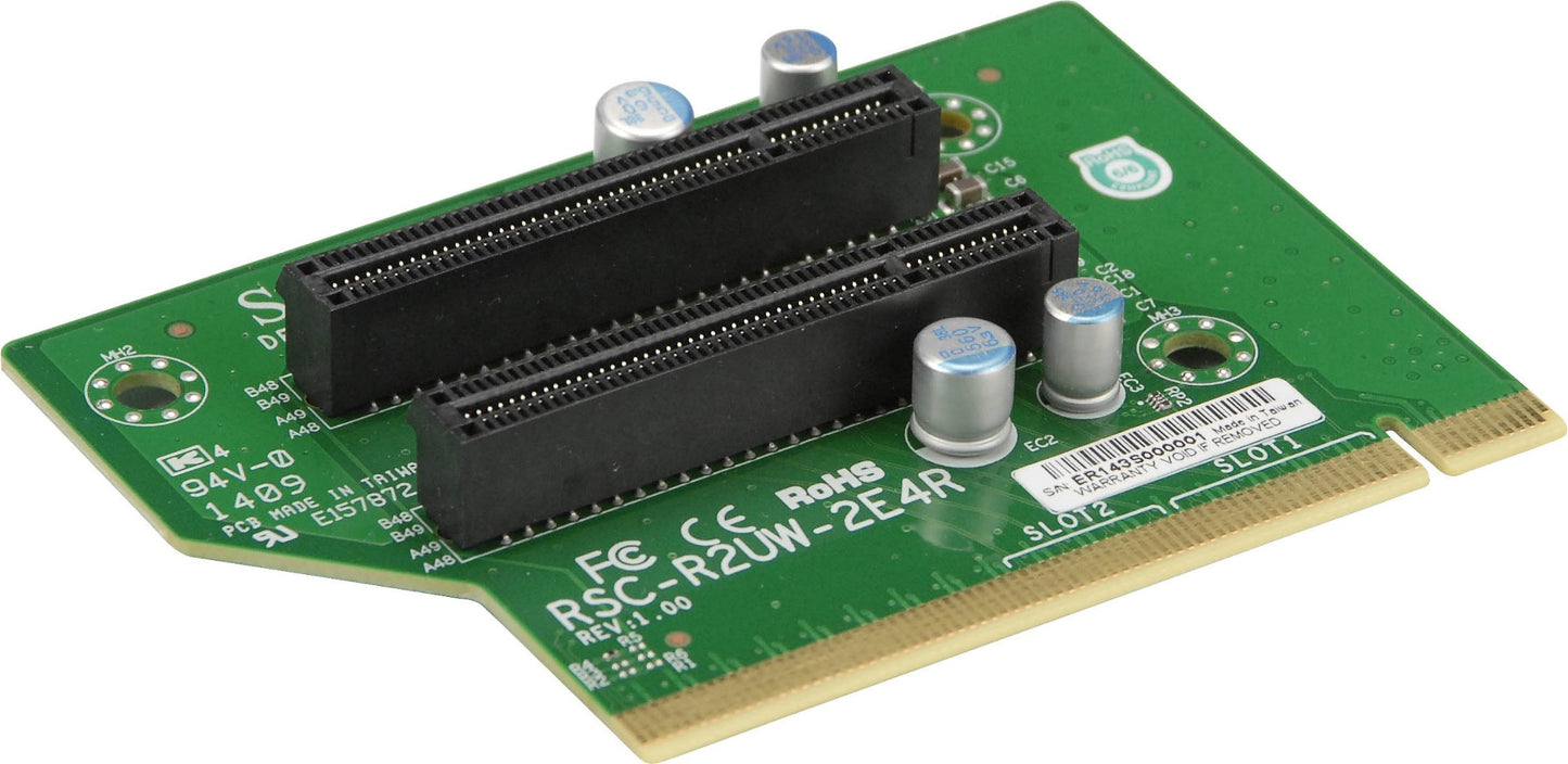 Supermicro RSC-R2UW-2E4R interface cards/adapter Internal PCIe