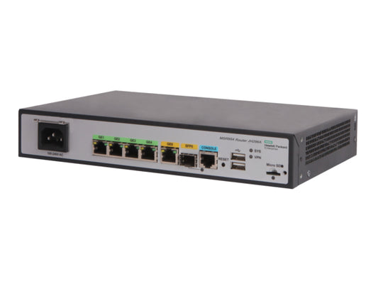 Hewlett Packard Enterprise MSR954 1GbE SFP 2GbE-WAN 4GbE-LAN CWv7 wired router Gigabit Ethernet Gray