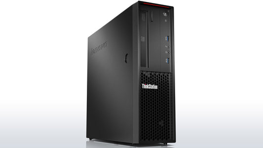 Lenovo ThinkStation P300 E3-1226V3 SFF IntelÂ® XeonÂ® E3 V3 Family 4 GB DDR3-SDRAM 1000 GB HDD Windows 7 Professional Workstation Black