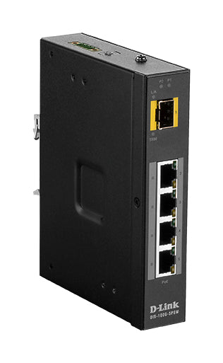 D-Link DISâ€‘100Gâ€‘5PSW Unmanaged L2 Gigabit Ethernet (10/100/1000) Power over Ethernet (PoE) Black
