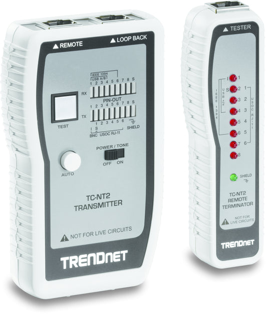 TC-NT2 - Trendnet NETWORK CABLE TESTER (TP & COAX)