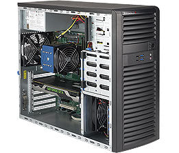 Supermicro SYS-5039C-T PC/workstation barebone Midi-Tower Black Intel C246 LGA 1151 (Socket H4)