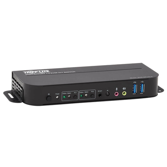 2-PORT DISPLAYPORT/USB KVM SWITCH 4K 60 HZ, HDR, HDCP 2.2, IR, DP 1.4, USB SHARI