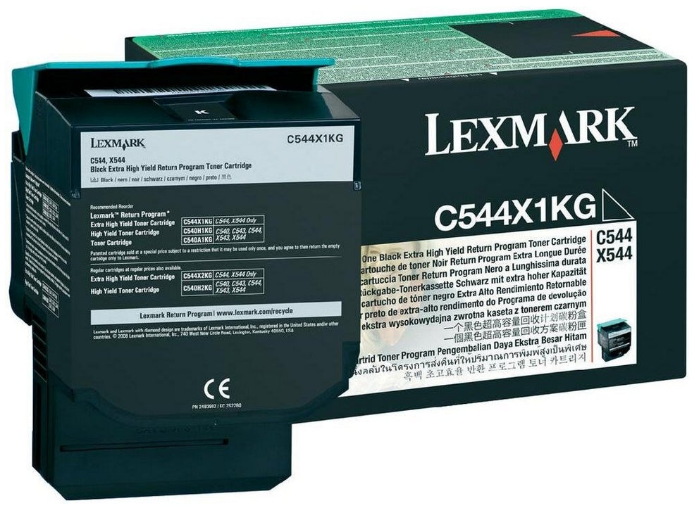 C544X1KG Toner black, 6K pages