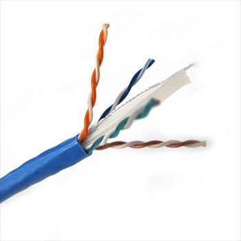 T2404L6P-BL - Weltron 1000FT BLUE PLENUM CAT6 CABLE 550MHZ