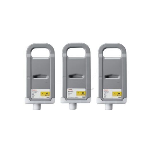 2966B003 - Canon 3PK PFI-703Y INK TANK DYE YLW 700ML