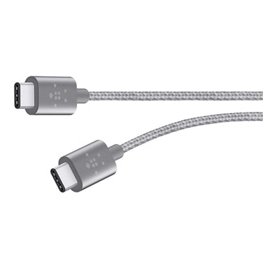 F2CU041BT06-GRY - Belkin CABLE,PREMIUM,USB 2.0,TYPE C-TYPE C,3A,6 ,GRAY