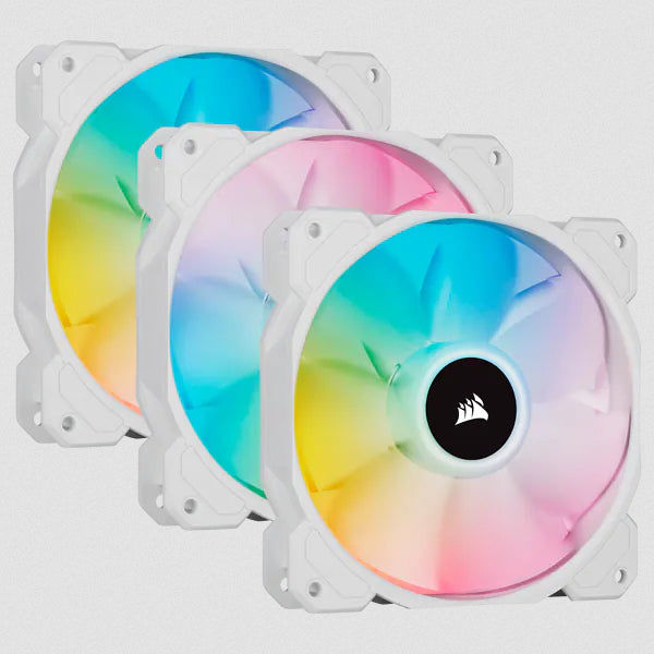 Corsair SP120 RGB ELITE Computer case Fan 4.72" (12 cm) White 3 pc(s)