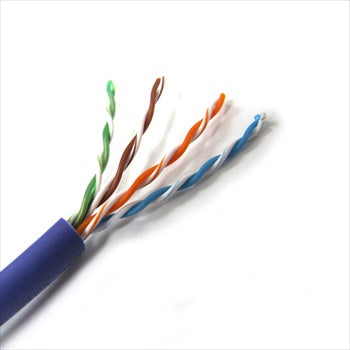 T2404L5EPA-PL - Weltron 1000FT PURPLE CAT5E STRANDED UTP CABLE