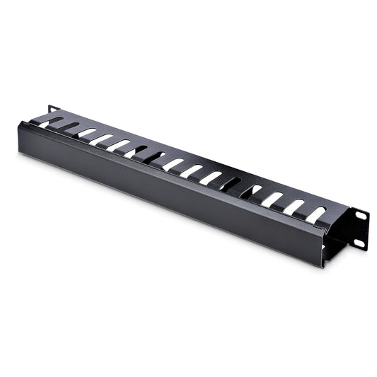 CMDUCT1UX2 - StarTech.com 1U HORIZONTAL FINGER DUCT RACK CABLE MANAGEMENT PANEL WITH COVER - SERVER RACK C