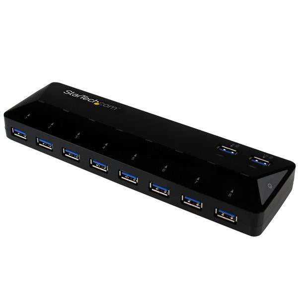 StarTech.com ST103008U2C interface hub USB 3.2 Gen 1 (3.1 Gen 1) Type-B 5000 Mbit/s Black