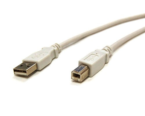 USB2-10AB-W - Bytecc USB 2.0 CABLE- A MALE TO TYPE B MALE